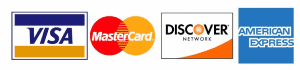 We Accept Major Credit Cards icon of major credit cards