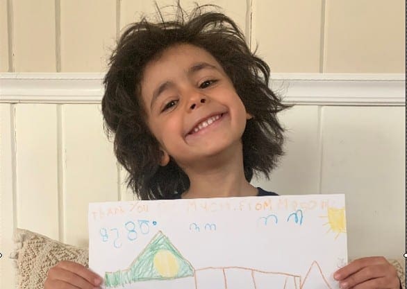 Mason’s Picture for Teacher Appreciation