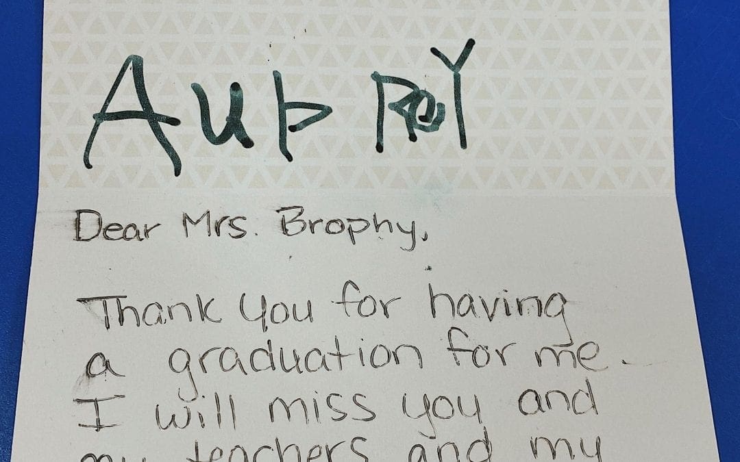Thank You Note by Aubrey